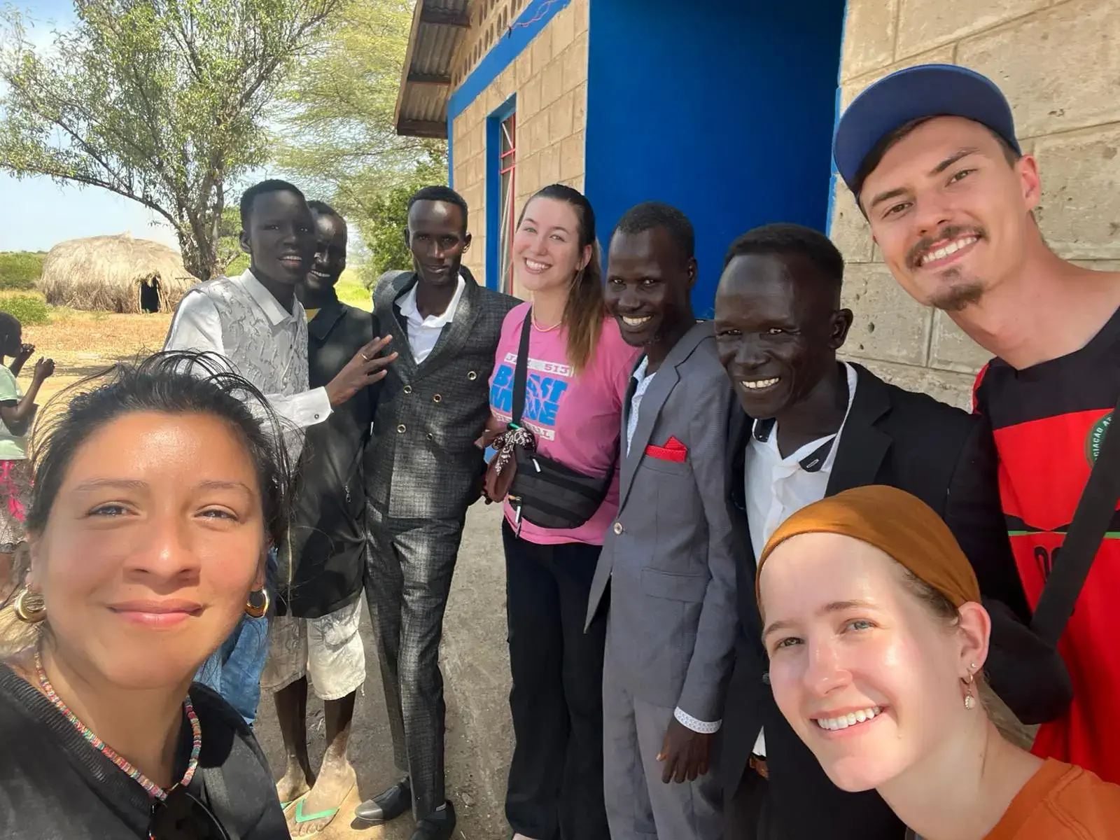 Sidney Switzer and new friends